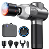 Pro Massage Gun with Heat and Cold Therapy, Mini Massager Gun Deep Tissue, Heated Professional Electric Back Massager for Athletes BOB AND BRAD