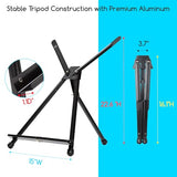 10 Pcs Artist Tabletop Display Easel, Aluminum Tripod Easel for Painting, Collapsible Folding Frame Easel
