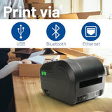 TSC DL241 Desktop Direct Thermal Label Printer, 4” Print Width, USB, Ethernet, Bluetooth, for Shipping Labels