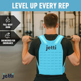 Weighted Vest for Women & Men - 7lb Adjustable Weighted Vest for Walking, Running & Workouts - Evenly Distributed Weight for Comfort & Performance, Includes Carry Pack & Starter Plate (Blue)