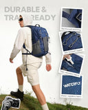 WATERFLY Small Lightweight Hiking Backpack: 20L Outdoor Daypack with Phone Pocket, Hydration Compatible, Breathable Backpanel, Multi-Compartment for Camping Trekking Travel Women Men