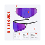 bollé Alien Wraparound BS033002 155MM Alien Black Matte/Alien Volt Ultraviolet Shield Sunglasses for Men for Women + Bundle with Accessory Eyewear Kit