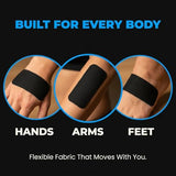 Deluxe Gentle Tape for Sensitive Skin (60 Pack) - Pain Free Removal, Hypoallergenic, Latex Free, Zero Residue - Nonwoven Cotton Adhesive Body Tape - 10+ Hour Hold