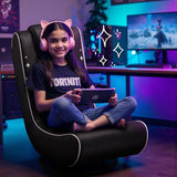 GTPLAYER Floor Gaming Chair Foldable Swivel Floor Chairs for Kids Boys Comfy Video Game Seat with 360° Multipurpose for Gamers, Bedroom or Game Room