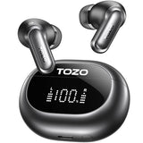Active Noise Cancelling Wireless Earbuds, LDAC Hi-Res Sound Bluetooth Headphones, 6 Mics AI Call Ear Buds 80H Playtime