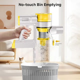 fenhua Cordless Vacuum Cleaner, 35Kpa Vacuum Cleaner for Home, 45Mins Stick Vacuum with LED Display, Anti-Tangle & Wall Mount Charging, 6 in 1 Lightweight Vacuum for Hard Floors, Carpet, Pet Hair