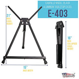 Art Supply Tabletop Easel for Painting - 15" to 21" Adjustable Metal Painting Easel - Portable Art Easels