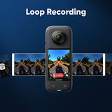 Insta360 X3 Motorcycle Bundle - Waterproof 360 Camera with 1/2" 48MP Sensors