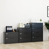 File Cabinet with Lock, 4 Drawer Large Metal Filing Cabinet,Home Office Lockable Storage Cabinet for Hanging Files