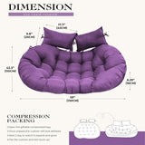 lihtsofty Double Egg Chair Cushion Replacement