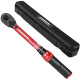 ATsafepro 1/4" Torque Wrench (20-240 in-lb / 2.3-27.1 Nm) -Dual Scale, 72-Tooth Ratchet, ±3% Pre-Calibrated Accuracy, Suitable for Bike & Bicycle Maintenance
