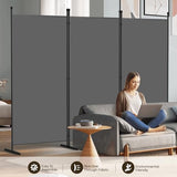AKTOP 3-Panel Room Divider, Freestanding Wall Divider for Room Separation, Folding Privacy Partition Screen