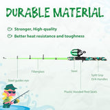 WIDDEN Kids Fishing Pole, Portable Telescopic Kids Fishing Poles for Boys and Girls, Fishing Rod and Reel Combo Kit with Tackle Box, and Fishing Net, Best Fishing Pole for Toddler Youth