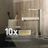 Moen Beric Bronzed Gold Single Handle Modern Tub and Shower Faucet with Handshower, Valve Included, 82775BZG