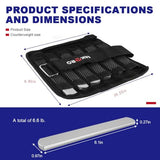 Wrist Ankle Weights with Removable Steel Bars, 1 Pair Adjustable Arm Leg Weights for Men and Women, No Leakage Design, Weighted Wrist Bands for Walking Jogging Yoga Pilates