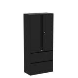 2 Drawer Lateral File Cabinet - Metal Storage Cabinet with Locking Drawers for Letter
