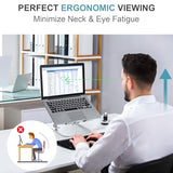 Laptop Cooling Stand with 3 Speed Fan, Adjustable Height Laptop Stand for Desk