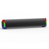 NJJOWRQ RGB Computer Speaker Full-Rang Speakers TF Card AUX Input for PC Laptop Phone