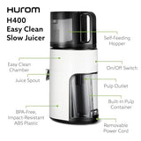 Hurom H400 Cold Press Juicer Machine, Award Winning Masticating Slow Juicer, Easy to Clean