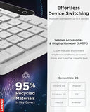 Lenovo 800 Self-Charging Bluetooth Keyboard, Uses Ambient Light for Charging