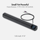 XDSRFVUY Computer Speakers PC Sound Bar Portable Speaker for Desktop Monitor Laptop