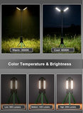 Rechargeable Telescopic Camping Light, 15000mAh Collapsible Lantern with 270° Rotation & Dimming, Portable Flashlight, Waterproof Tent Light for Outdoor Camping, Hiking, Barbecue, Fishing & Emergency