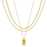 YOIHUR Gold Necklaces for Women, 14K Gold Plated Dainty Stackable Stack Choke Necklaces, Trendy Layering Pendant Necklace Set Jewelry for Women Gifts