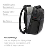 TUMI - Alpha Slim Solutions Brief Pack - Travel Laptop Backpack - Lightweight Business Backpack - Black
