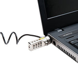Kensington Portable Combination Cable Lock for Laptops and Other Devices