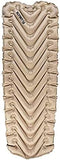 Klymit Insulated Static V Luxe SL Inflatable Sleeping Pad for Camping, Lightweight Hiking and Backpacking Air Bed for Cold Weather, 3.5 Inch Thick