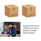 Waiting Room Chair Bench - Guest Reception Chairs for Airport Hospital Bank Salon Barber Hall Room Conference (3-seat, Black-Mesh+PU) Kinfant