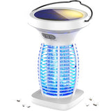 OnBeam Solar Bug Zapper Outdoor, Mosquito Zapper Outdoor Waterproof Electric Fly Zapper Rechargeable Mosquito Killer with Solar Panel, 4200V Fly Trap Indoor for Home Backyard, Patio, Garden, Camping