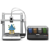 Anycubic Kobra 4 Combo FDM 3D Printer, 65℃ Active Drying with ACE 2 Pro