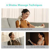 SKG FSA Eligible Cordless Neck Massager for Pain Relief Deep Tissue, Shiatsu Shoulder Massager with Heat, Massage Tools for Trapezius, Lymphatic Drainage, Relaxation Therapy, HSA Items