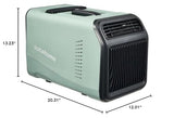 OUTOHOME Portable Air Conditioner 5100 BTU, 110V Quiet Cooling AC with Fan, 24 Hour Timer, 4-in-1 Unit for Small Rooms, Tent, RV & Home Use