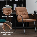 Office Guest Reception Chair Set of 6, Conference Room Chairs Waiting Room Chairs 6 Pack