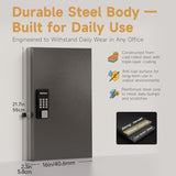 72-Key Smart Key Lock Box Wall Mount – Commercial Key Cabinet with App, Keypad, Bluetooth & WiFi Unlock (Sold Separately