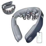 SKG G7 Pro Fold Neck Massager for Pain Relief Deep Tissue Vibration Cordless Travel Massager,Foldable Neck Massager for Office Home Car Gifts for Men Women Dad Mom Grandpa