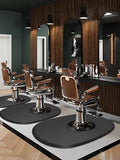 Salon Floor Mat for Anti Fatigue Barber Chair Mat for Circle Chair Base Hair Stylist Beauty Floor Mats