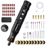 JANGKLIFE Mini Cordless Rotary Tool, 5-Speed 3.7V Rechargeable Rotary Tool Kit with 76-Piece Accessory Set, DIY Hand Tool for Sanding, Polishing, Drilling, Engraving, and 3D Printing