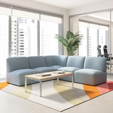 Bush Business Furniture Modular 5 Seater L Shaped Sectional Lounge Sofa
