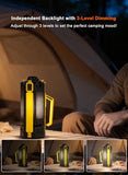 Rechargeable Telescopic Camping Light, 15000mAh Collapsible Lantern with 270° Rotation & Dimming, Portable Flashlight, Waterproof Tent Light for Outdoor Camping, Hiking, Barbecue, Fishing & Emergency