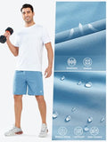 NORTHYARD Men's Athletic Running Shorts Quick Dry Lightweight Zip Pockets