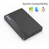 Ultra Slim Portable External Hard Drive USB3.0 HDD Storage 1TB for Xbox One X/S, Xbox 360, PS4, PC
