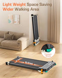 Walking Pad with Incline, Akluer Incline Treadmills for Home, 2.5 HP Under Desk Treadmill Small with Remote Control, Walking Pad Small Treadmill with LED Display