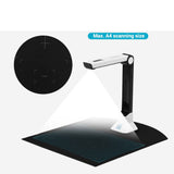 QERTYHJK Portable High Definition Book Scanner Capture Size A4 Document Camera for File Recognition