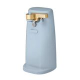 Electric Can Opener with Auto-Stop Safety, 70W Motor, Built-in Knife Sharpener, Bottle Opener, Cord Storage Compartment