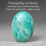 Atminafays Abundance Healing Crystal Set for Success & Good Luck -Large Amazonite,Raw Pyrite, Red Jasper for Yuga & Meditation, Travel Protection, Gift Set with Guidebook & Velvet Pouch