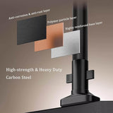 5 Tier Adjustable Height Bookshelf Floor to Ceiling Picture Book Storage Rack