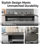 10FT Conference Table, Large Meeting Table for 10 People, Business Style Training Table